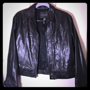 Vintage Banana Republic 100% leather jacket